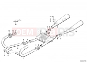 BMW Motorrad BMW CLASSIC 1994 R-Models 2V R 80 RT Exhaust system