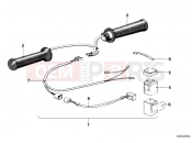 BMW Motorrad BMW CLASSIC 1978 R-Models 2V R 100 RS Retrofit kit, heated handle