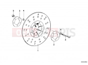 BMW Motorrad BMW CLASSIC 1978 R-Models 2V R 100 RT Brake rotor, front