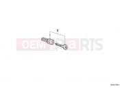 BMW Motorrad BMW CLASSIC 1978 R-Models 2V R 100 RT Set of suitcase locks