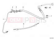 BMW Motorrad BMW CLASSIC 1978 R-Models 2V R 100 S Brake pipe, front
