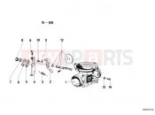 BMW Motorrad BMW CLASSIC 1973 R-Boxer R75/6 Carburetor/throttle control