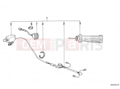 BMW Motorrad BMW CLASSIC 1979 R-Models 2V R 100 RT Retrofit kit, heated handle