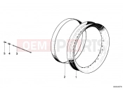BMW Motorrad BMW CLASSIC 1980 R-Models 2V R 100 TIC Spoke wheel rim/spoke