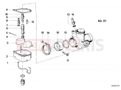 BMW Motorrad BMW CLASSIC 1982 R-Models 2V R 60 TIC Carburetor-float assy/jet
