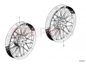 BMW Motorrad BMW CLASSIC 1982 R-Models 2V R 80 ST Spoke wheel