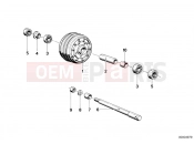 BMW Motorrad BMW CLASSIC 1982 R-Models 2V R 80 ST Wheel hub, front
