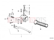 BMW Motorrad BMW CLASSIC 1982 R-Models 2V R 100 RS Handle unit left