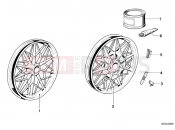 BMW Motorrad BMW CLASSIC 1982 R-Models 2V R 100 TIC Cast iron rim silver