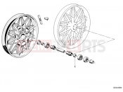 BMW Motorrad BMW CLASSIC 1982 R-Boxer R45 Cast rim-shims
