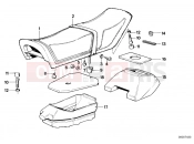Bench seat - BMW Motorrad R45/N 1982