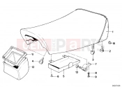 Bench seat, officials utility - BMW Motorrad R45/N 1982