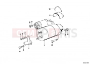 BMW Motorrad BMW CLASSIC 1982 R-Boxer R65 Starter mounting hardware