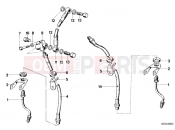 BMW Motorrad BMW CLASSIC 1982 R-Boxer R65LS Front brake-brake pipe