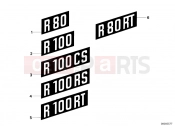 BMW Motorrad BMW CLASSIC 1981 R-Models 2V R 100 RT Sticker