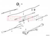 Various additional cable harnesses - BMW Motorrad R45 1981