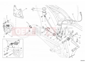 DUCATI Monster 696 ABS REAR BRAKE SYSTEM » BRAKING SYSTEM