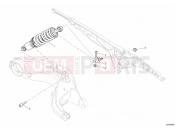 DUCATI 2014 Monster 796 ABS REAR SHOCK ABSORBER » SWING ARM