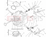 DUCATI Monster 796 ABS - DMT HORIZONTAL CYLINDER HEAD » VALVE DRIVE