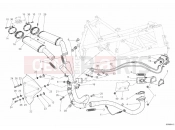 DUCATI 2014 Superbike 848 EXHAUST SYSTEM » EXHAUST SYSTEM
