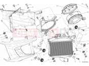 DUCATI 2014 Diavel STRADA RADIATOR, WATER, LH » COOLING SYSTEM