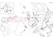 DUCATI 2013 Monster 1100 DIESEL REAR BRAKE SYSTEM » BRAKING SYSTEM