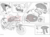 DUCATI Monster 1100 EVO ANNIVERSARY ART KIT » ACCESSORIES