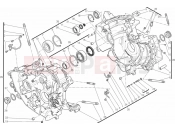DUCATI Superbike 1199 Panigale 010 - HALF-CRANKCASES PAIR » ENGINE CASE