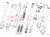 DUCATI 2013 Superbike 1199 Panigale ABS 21A - FRONT FORK (1) » FRONT SUSPENSION