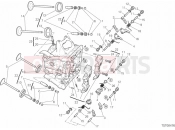 DUCATI 2013 Multistrada 1200 S GT HORIZONTAL CYLINDER HEAD » VALVE DRIVE