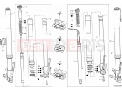 DUCATI 2013 Multistrada 1200 S Touring 21A - FRONT FORK (1) » FRONT SUSPENSION