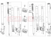 DUCATI 2013 Multistrada 1200 S Touring 21A - FRONT FORK (2) » FRONT SUSPENSION