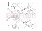 DUCATI 2013 Monster 659 HORIZONTAL CYLINDER HEAD » VALVE DRIVE