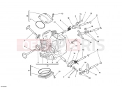 DUCATI 2013 Monster 696 HORIZONTAL CYLINDER HEAD » VALVE DRIVE