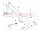 DUCATI 2013 Monster 696 FOOTRESTS, RIGHT » UNCLASSIFIED