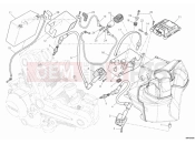 DUCATI 2013 Monster 696 ABS BATTERY » WIRING HARNESS