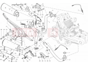 DUCATI Monster 696 ABS ANNIVERSARY EXHAUST SYSTEM » EXHAUST SYSTEM
