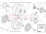 DUCATI Monster 696 ANNIVERSARY WHEELS » FRONT WHEEL