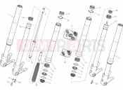 DUCATI 2013 Monster 795 ABS 024 - FRONT FORK » FRONT SUSPENSION
