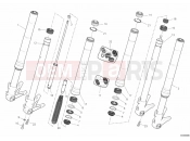 DUCATI 2013 Monster 796 ABS FRONT FORK » FRONT SUSPENSION