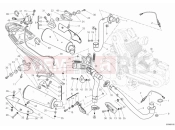 DUCATI 2013 Monster 796 ABS EXHAUST SYSTEM » EXHAUST SYSTEM