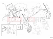 DUCATI 2013 Monster 796 ABS FRONT BRAKE SYSTEM » BRAKING SYSTEM