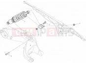 DUCATI 2013 Monster 796 ABS ANNIVERSARY REAR SHOCK ABSORBER » SWING ARM
