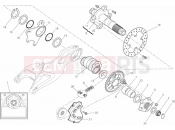 DUCATI Monster 796 ANNIVERSARY REAR WHEEL SPINDLE » REAR WHEEL