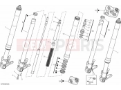 DUCATI 2013 Superbike 848 EVO FRONT FORK » FRONT SUSPENSION