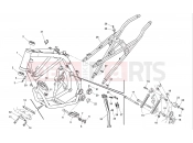 FRAME - FOOTRESTS - Husqvarna TE 449-511 2013