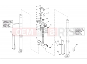 STEERING FORK - Husqvarna TE 449-511 2013