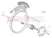 FRONT WHEEL - Husqvarna TE 449-511 2013