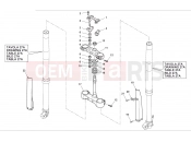 STEERING FORK - Husqvarna TC 449 2013