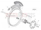 FRONT WHEEL - Husqvarna TC 449 2013